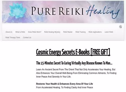 Homepage - Pure Reiki Healing Mastery Review