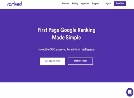 Homepage - Ranked.ai Review