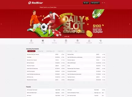 Homepage - Red Star Poker Review