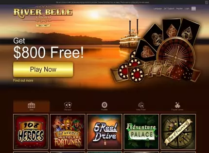 Homepage - River Belle Casino Review