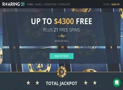 Homepage - Roaring 21 Casino Review