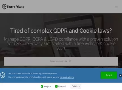 Homepage - SecurePrivacy.ai Review
