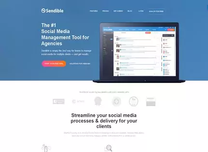 Homepage - Sendible Review