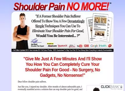 Homepage - Shoulder Pain No More Review