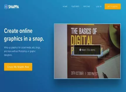 Homepage - Snappa Review