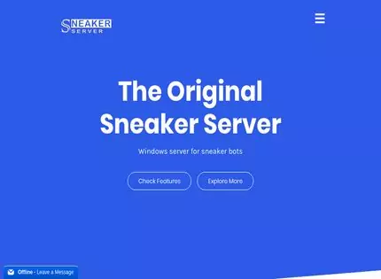 Homepage - Sneaker Server Review