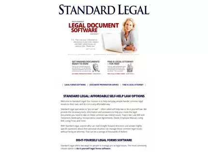 Homepage - Standard Legal Review