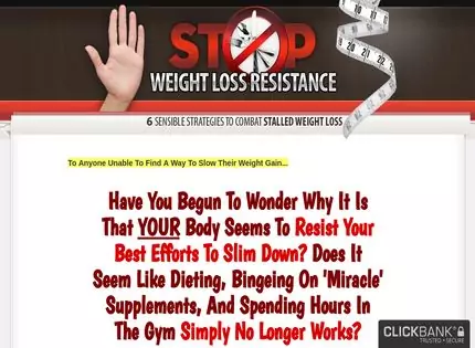 Homepage - Stop Weight Loss Resistance Review