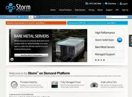 Homepage - Storm On Demand Review