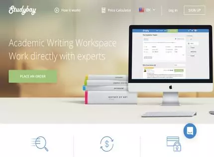 Homepage - Studybay Review
