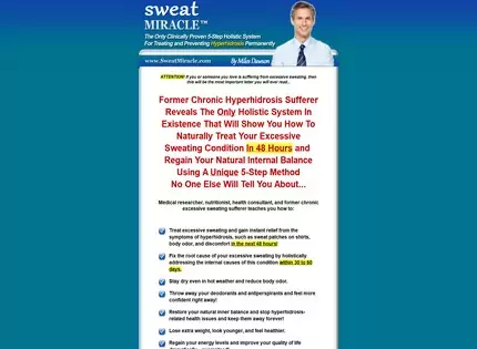 Homepage - Sweat Miracle Review