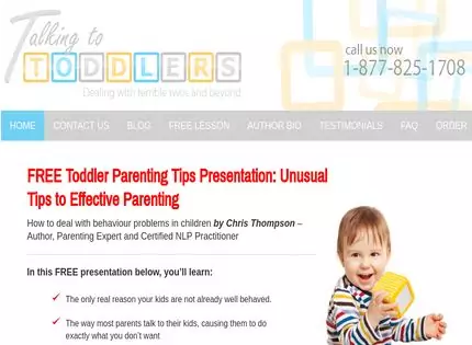 Homepage - TalkingToToddlers.com Review