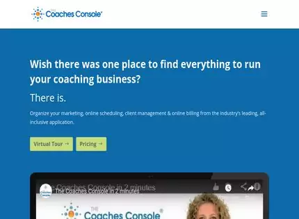 Homepage - The Coaches Console Review