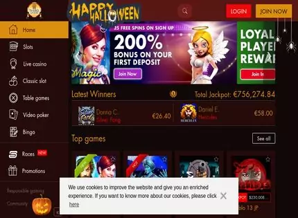 Homepage - Thebes Casino Review