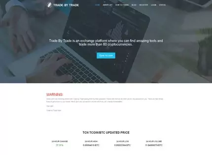 Homepage - Trade By Trade Review