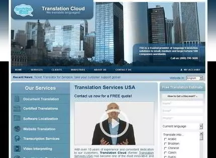 Homepage - Translation Services USA Review