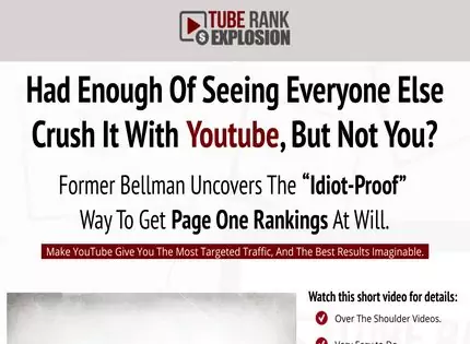 Homepage - Tube Rank Explosion Review