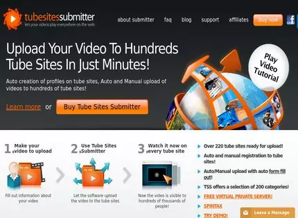 Homepage - Tube Sites Submitter Review