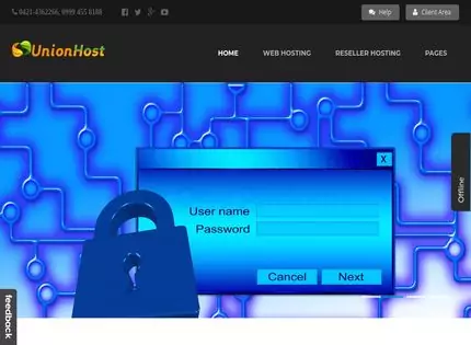 Homepage - UnionHost Review
