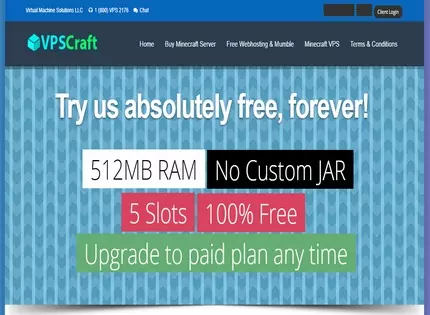 Homepage - VPSCraft Review