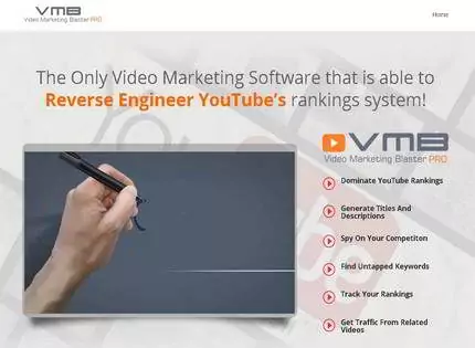 Homepage - Video Marketing Blaster Review