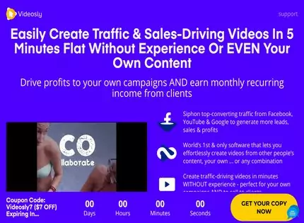 Homepage - Videosly Review