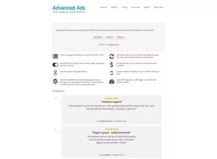 Homepage - WP Advanced Ads Review