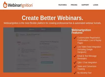 Homepage - Webinar Ignition Review