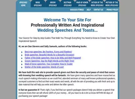 Homepage - Wedding Speeches 4 You Review
