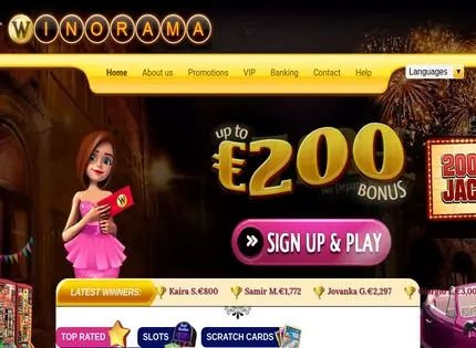 Homepage - Winorama Casino Review
