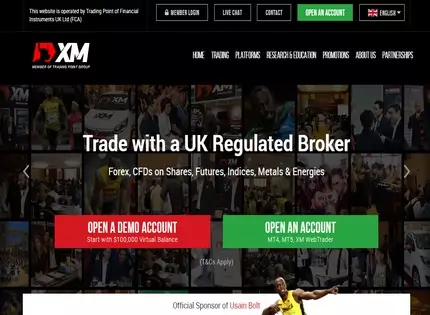 Homepage - XM.com Review