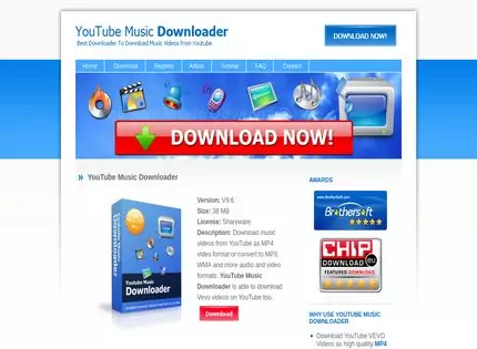 Homepage - Youtube Music Downloader Review