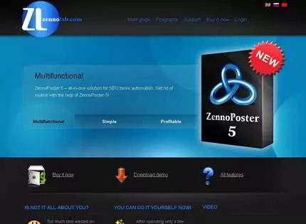 Homepage - ZennoPoster 5 Review