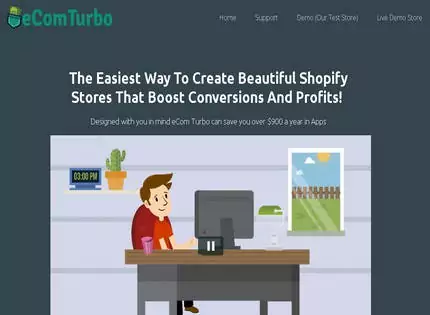Homepage - eCom Turbo Review