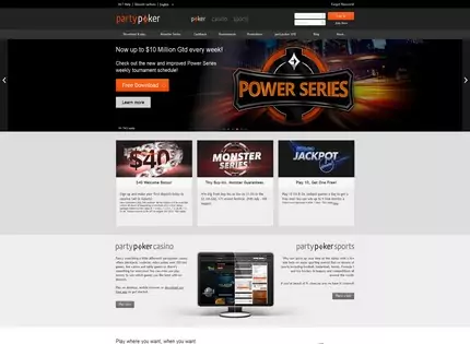 Homepage - partypoker Review