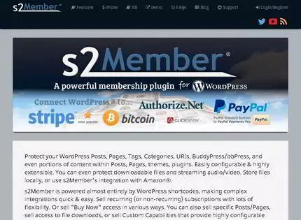 Homepage - s2Member Review