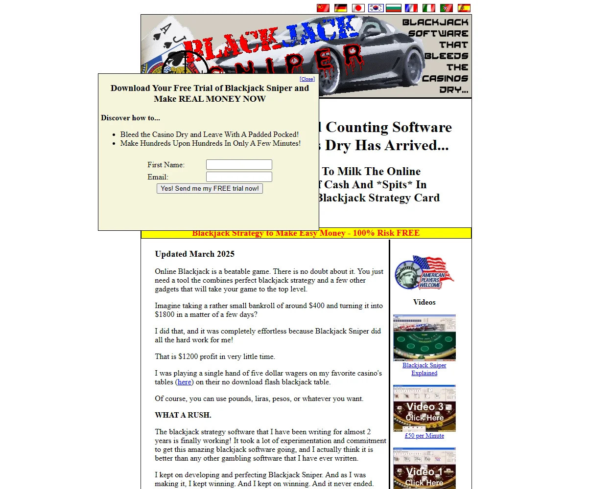 Blackjack Sniper
