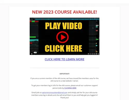 Option Income System
