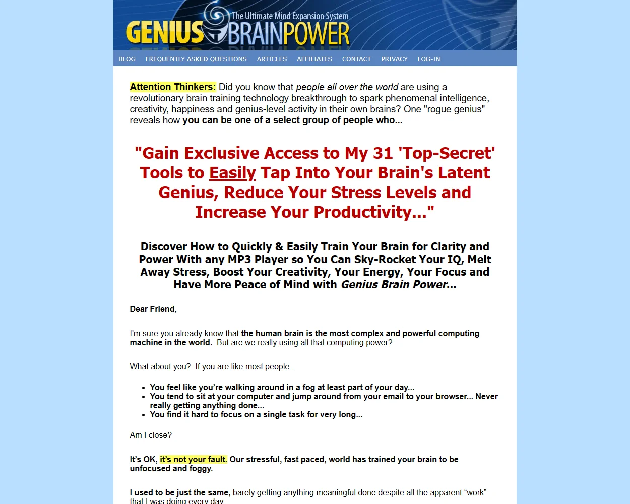 Genius Brain Power Genius Brain Power