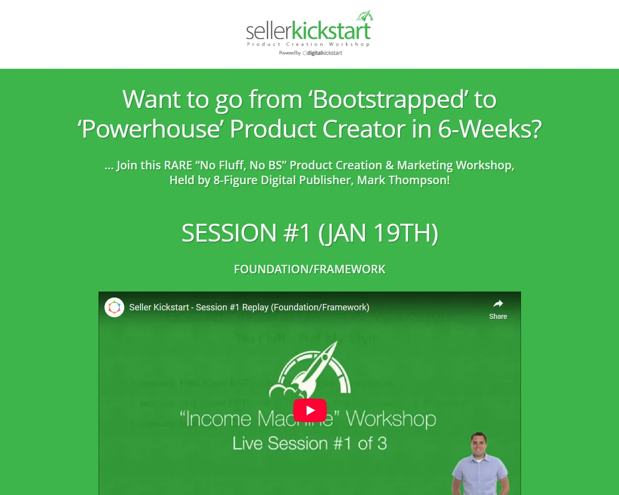 Seller Kickstart Seller Kickstart