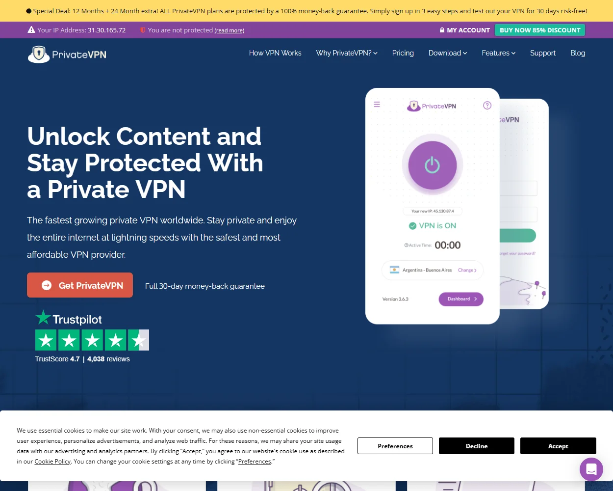 PrivateVPN PrivateVPN