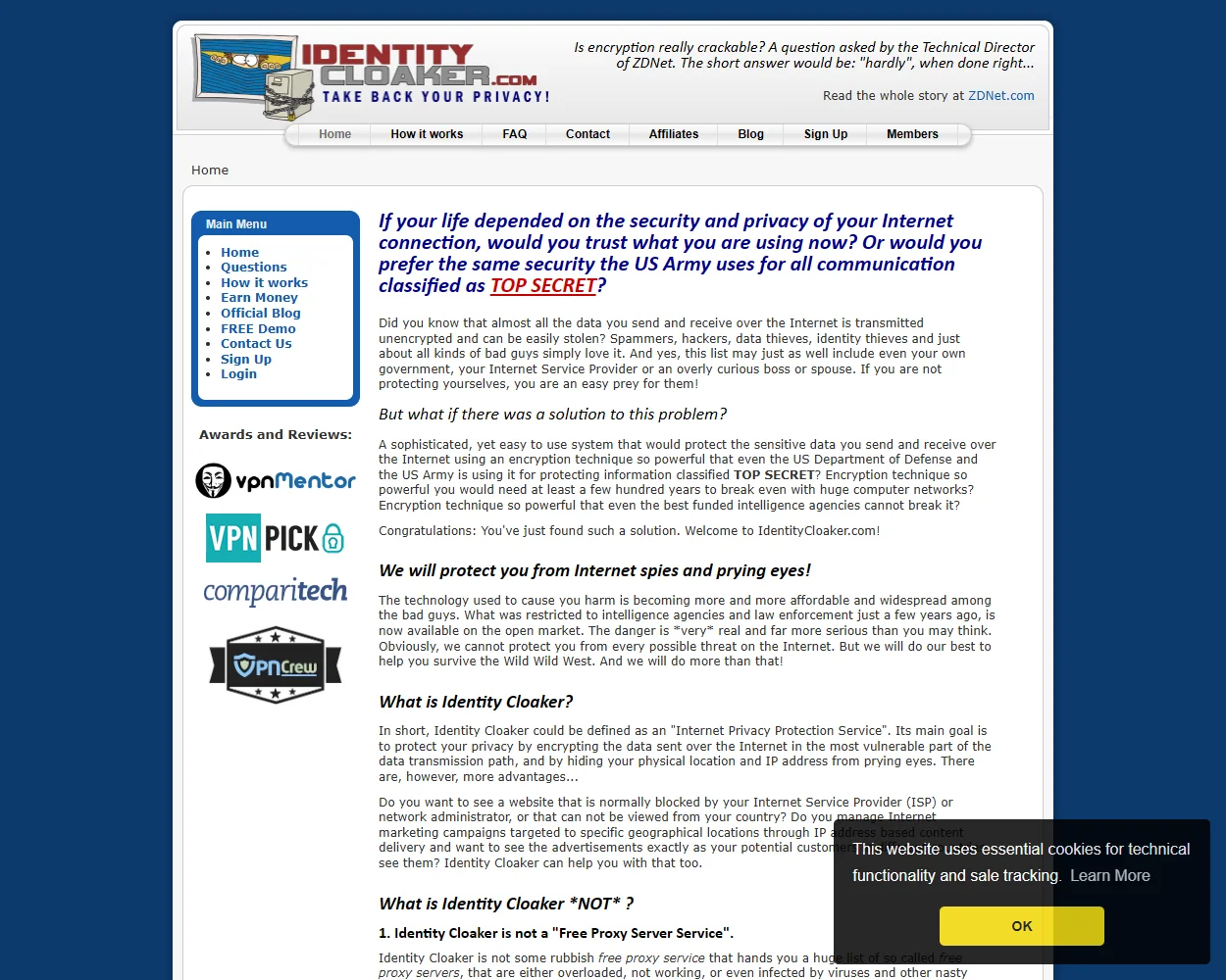 Identity Cloaker Identity Cloaker