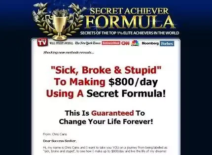 Secret Achiever Formula Secret Achiever Formula