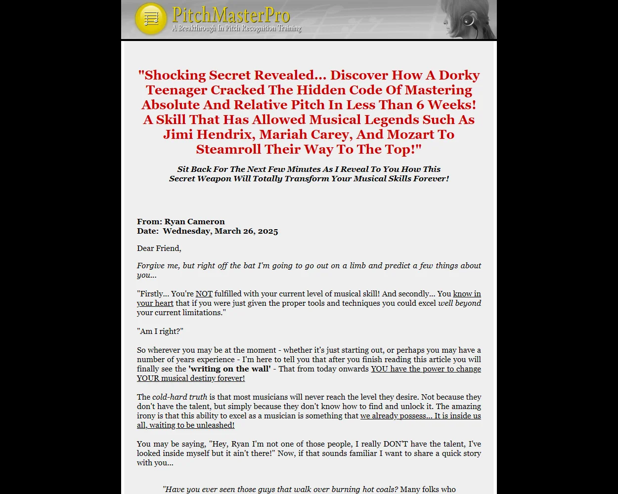 Pitch Master Pro Pitch Master Pro