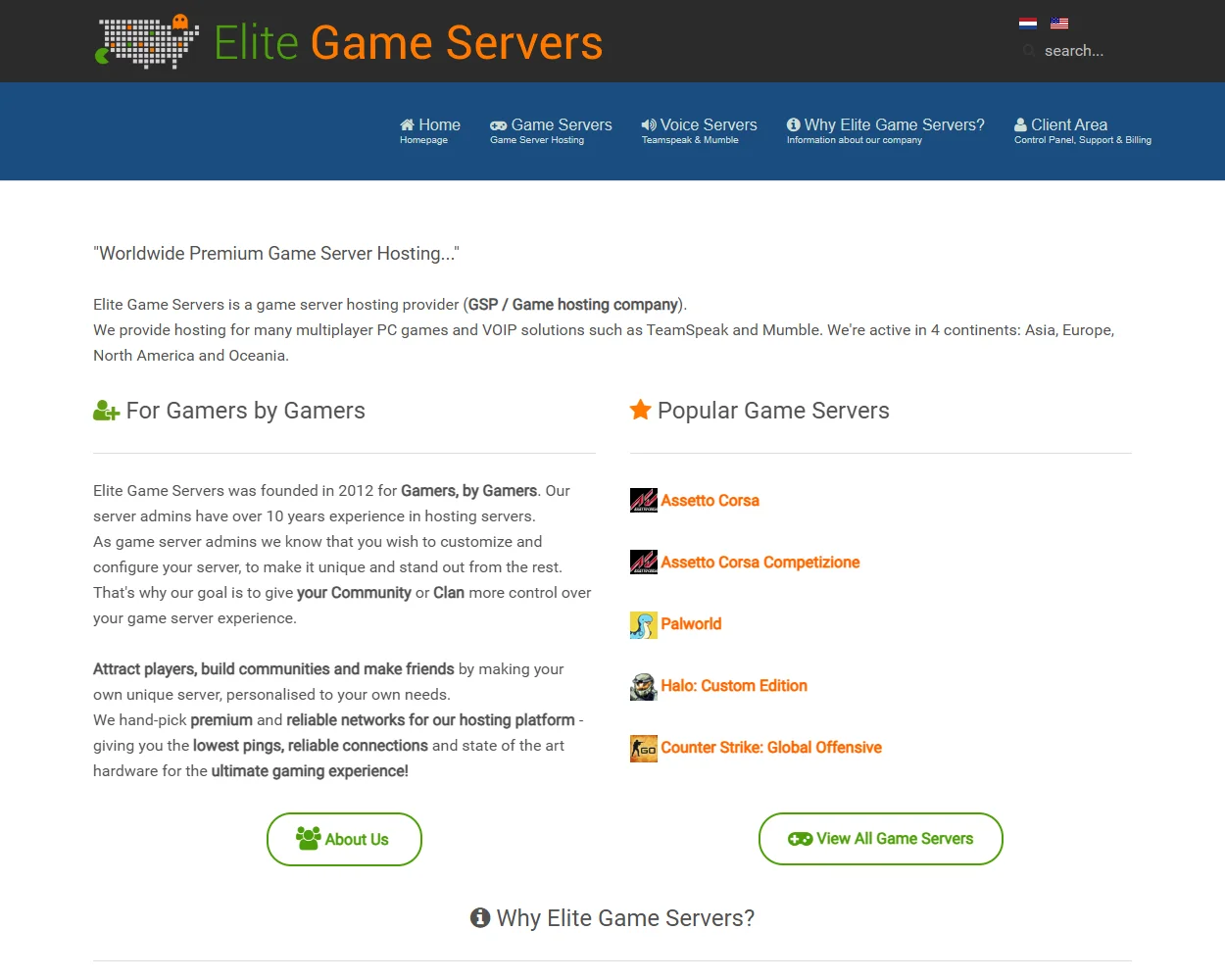Elitegameservers Elitegameservers
