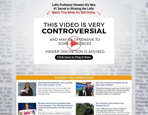 Auto Lotto Processor