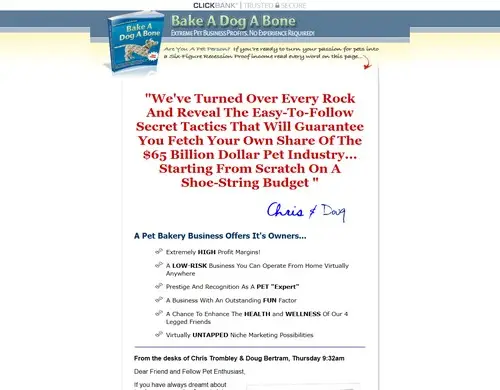 Bake A Dog A Bone