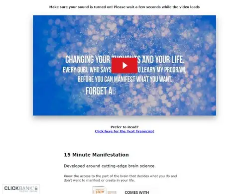 15 Minute Manifestation