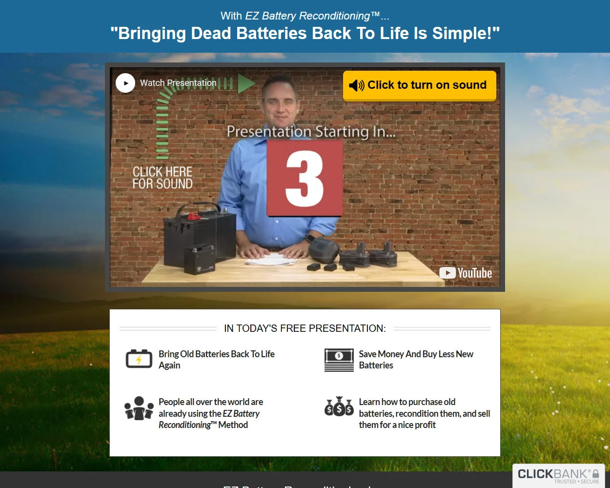 EZ Battery Reconditioning EZ Battery Reconditioning