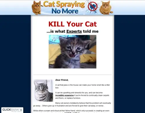 Cat Spraying No More